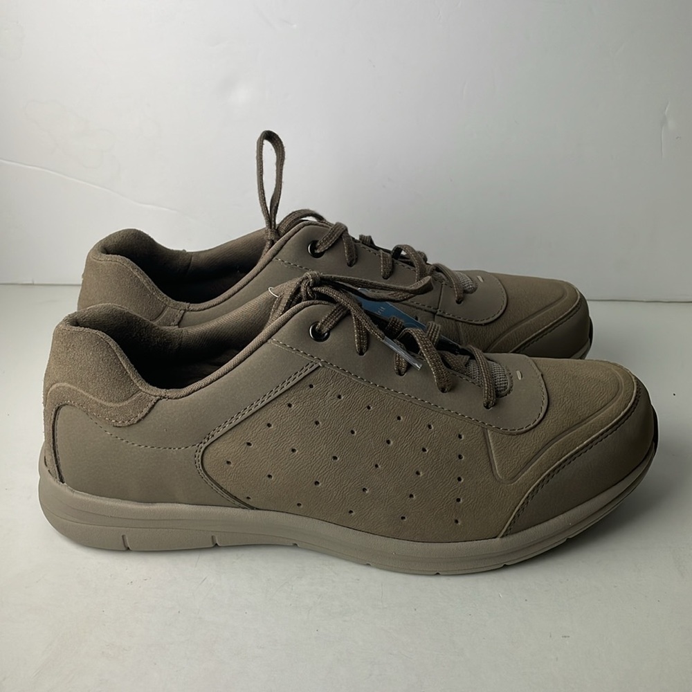 NEW Easy Spirit e360 Skippers Taupe Sneakers 10 - Picture 2 of 9